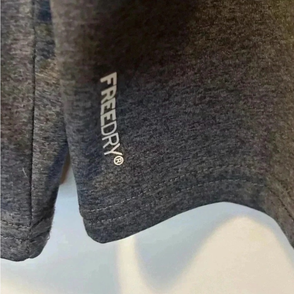 Eddie Bauer Men's Motion 1/2 Zip Mock Neck Dark Gray Pullover LS Shirt Sz XL NWT - Picture 5 of 8